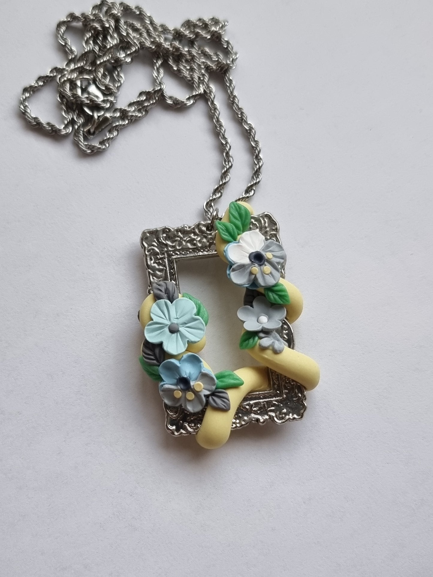 Kidston Blue Fairytale Floral necklace