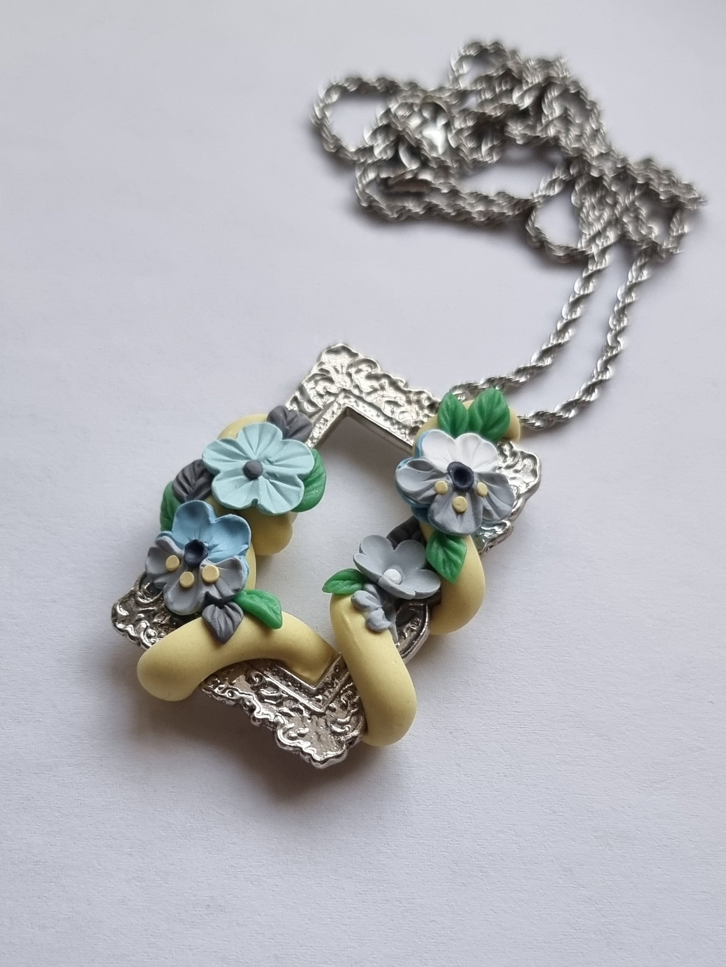 Kidston Blue Fairytale Floral necklace