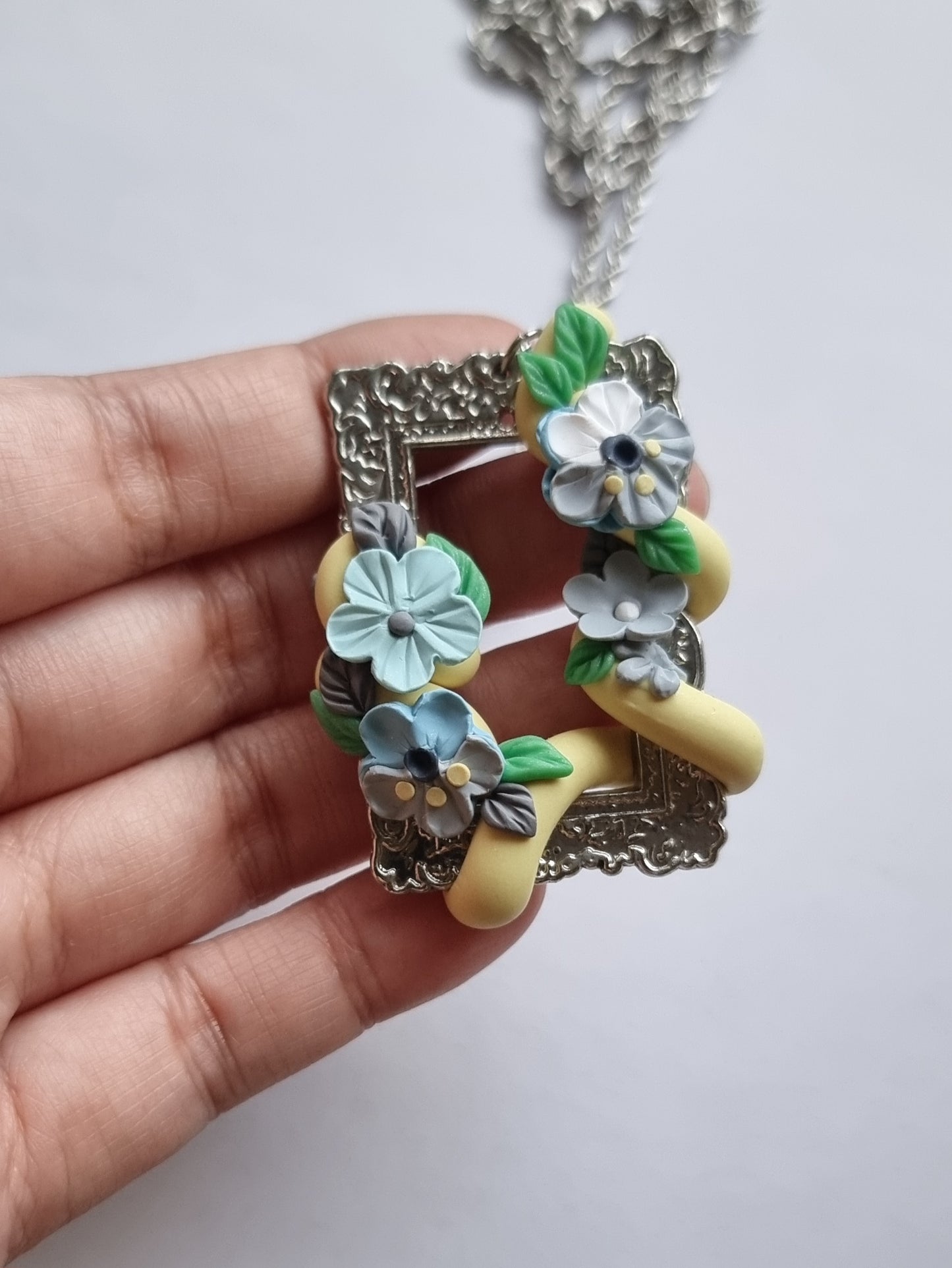 Kidston Blue Fairytale Floral necklace