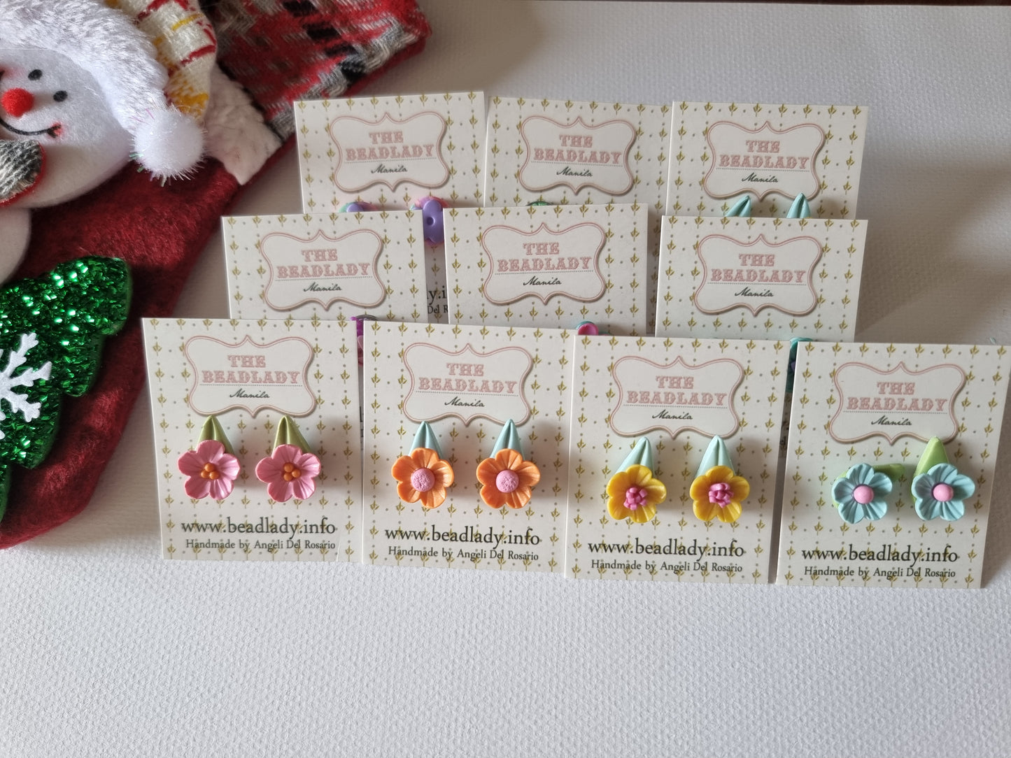 Pre-order: Christmas Bundle of 10 Pairs Fairydrops Stud Earrings
