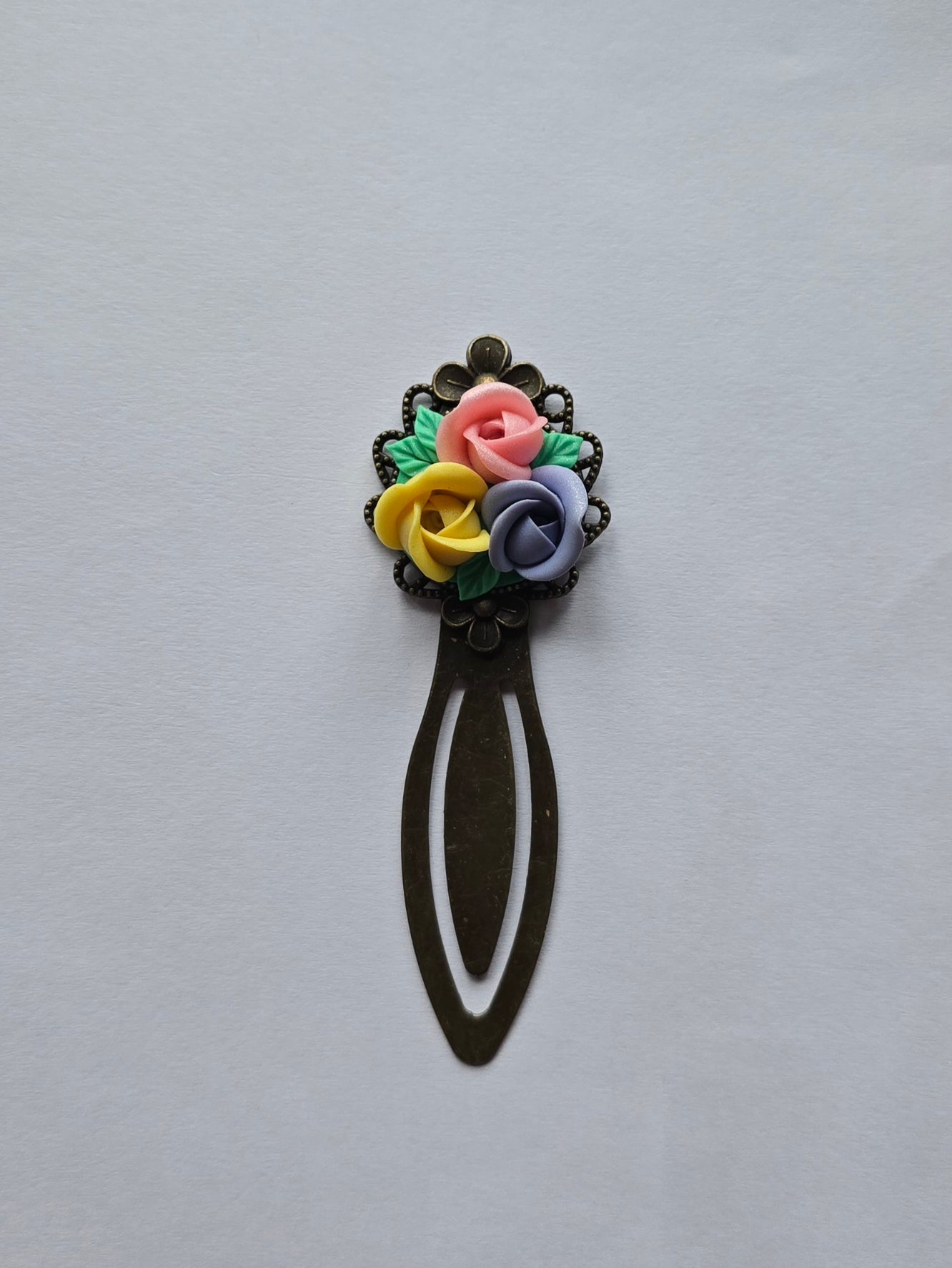 Pastel Rose Trio Bookmark