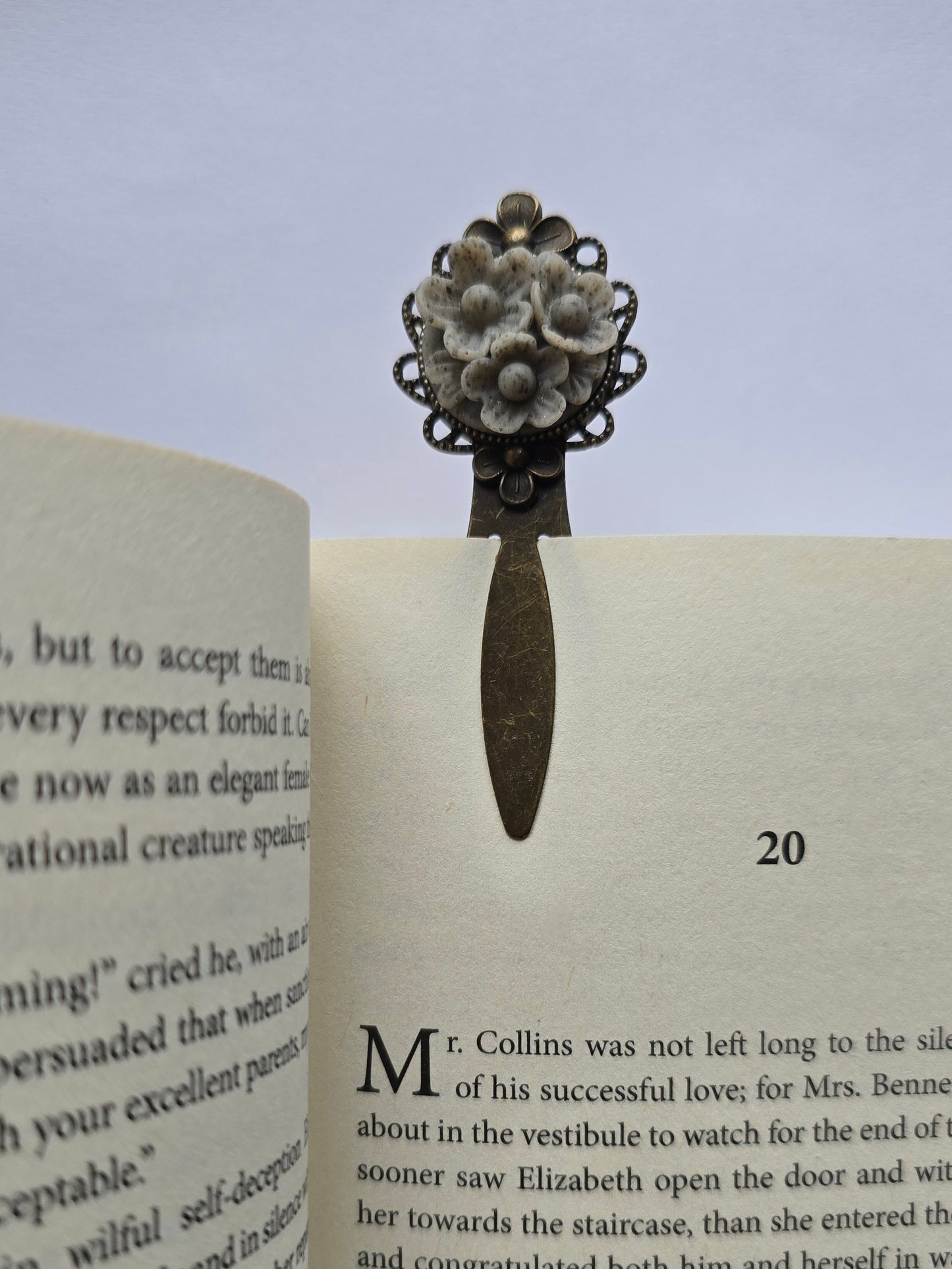 Granite Flower Bookmark