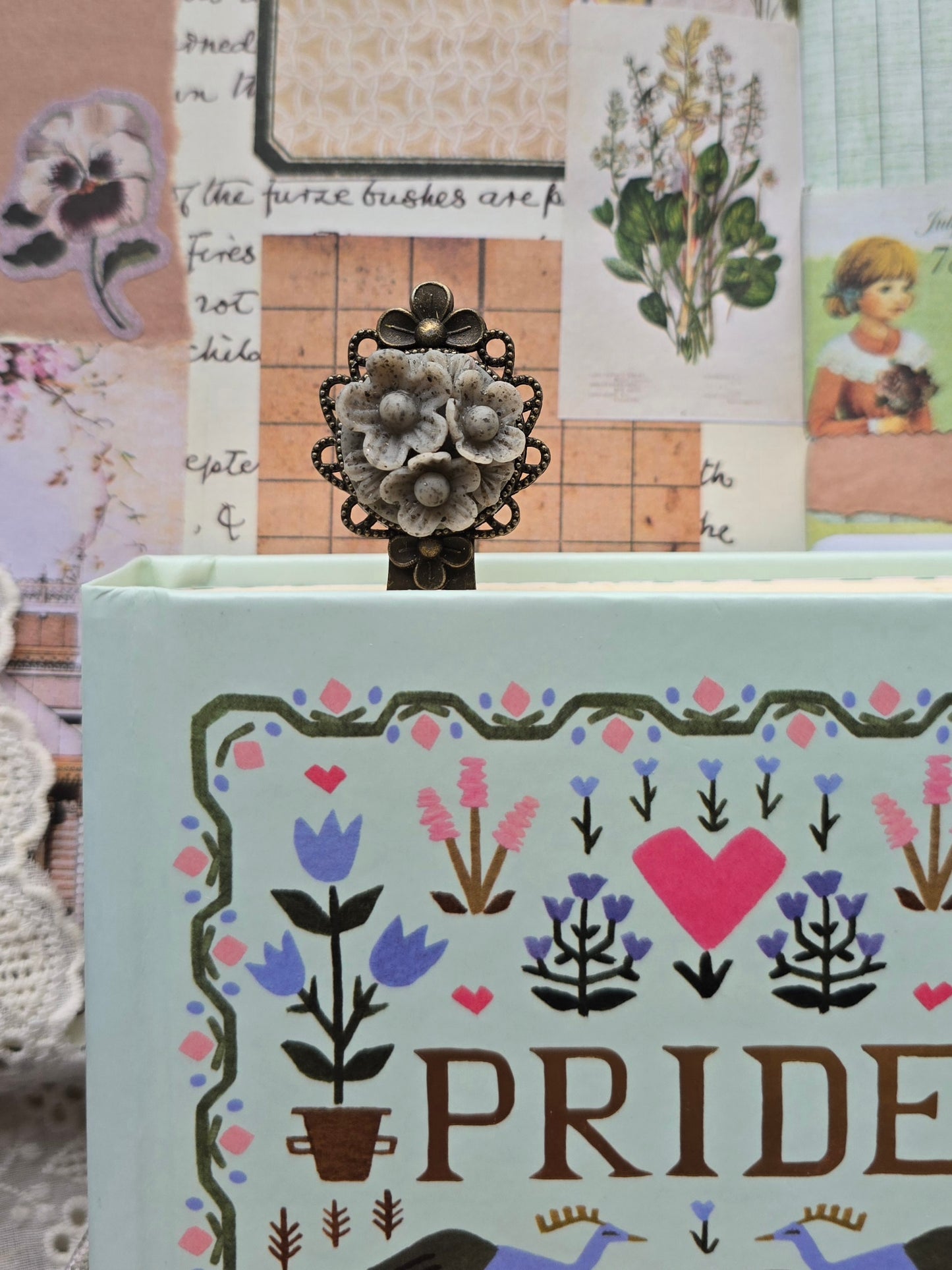 Granite Flower Bookmark