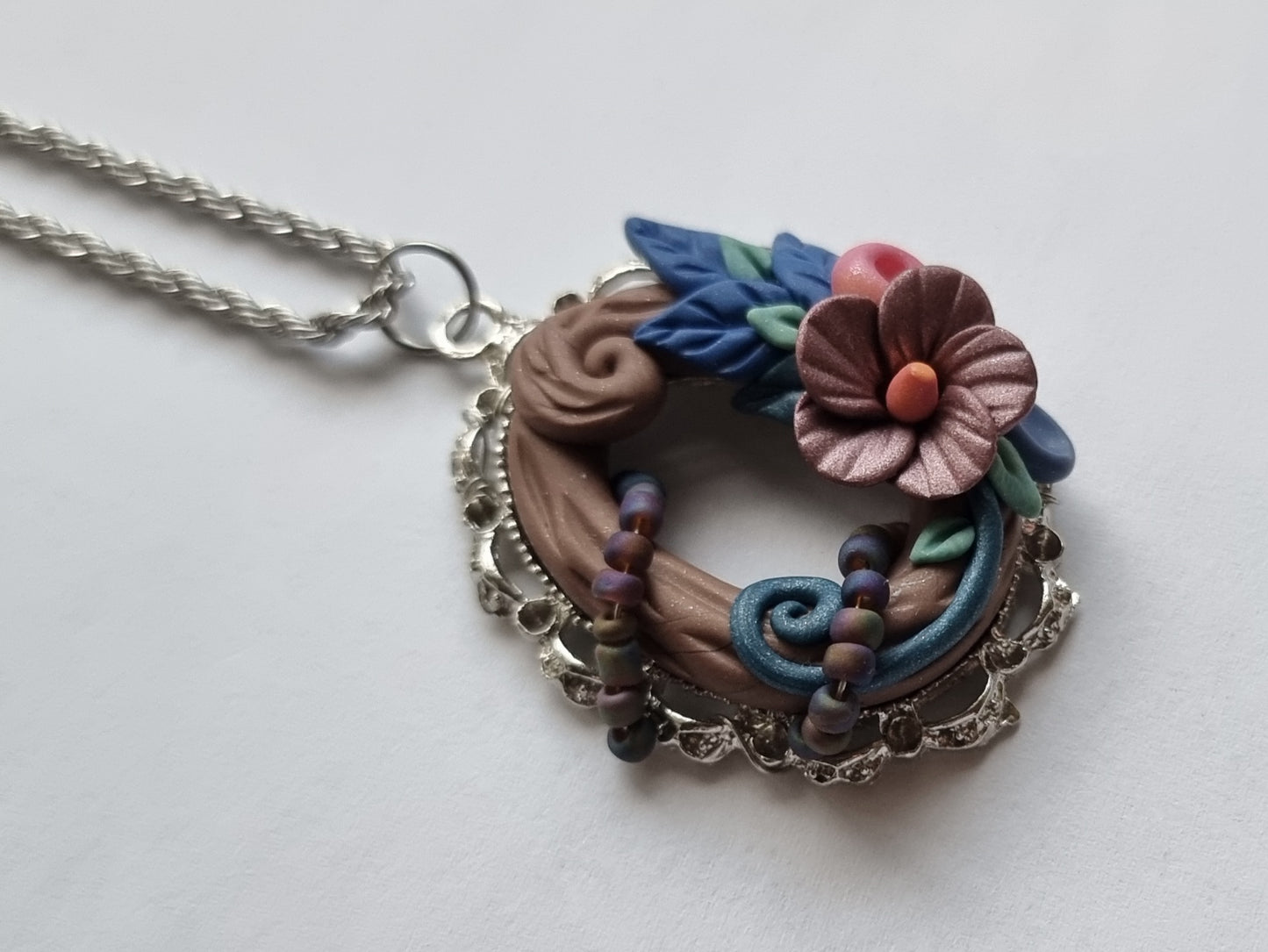 Mirkwood Trail Fairytale Floral necklace
