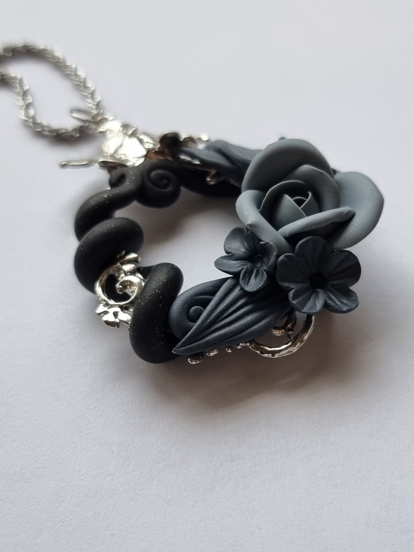 Midnight Vine Fairytale Floral necklace
