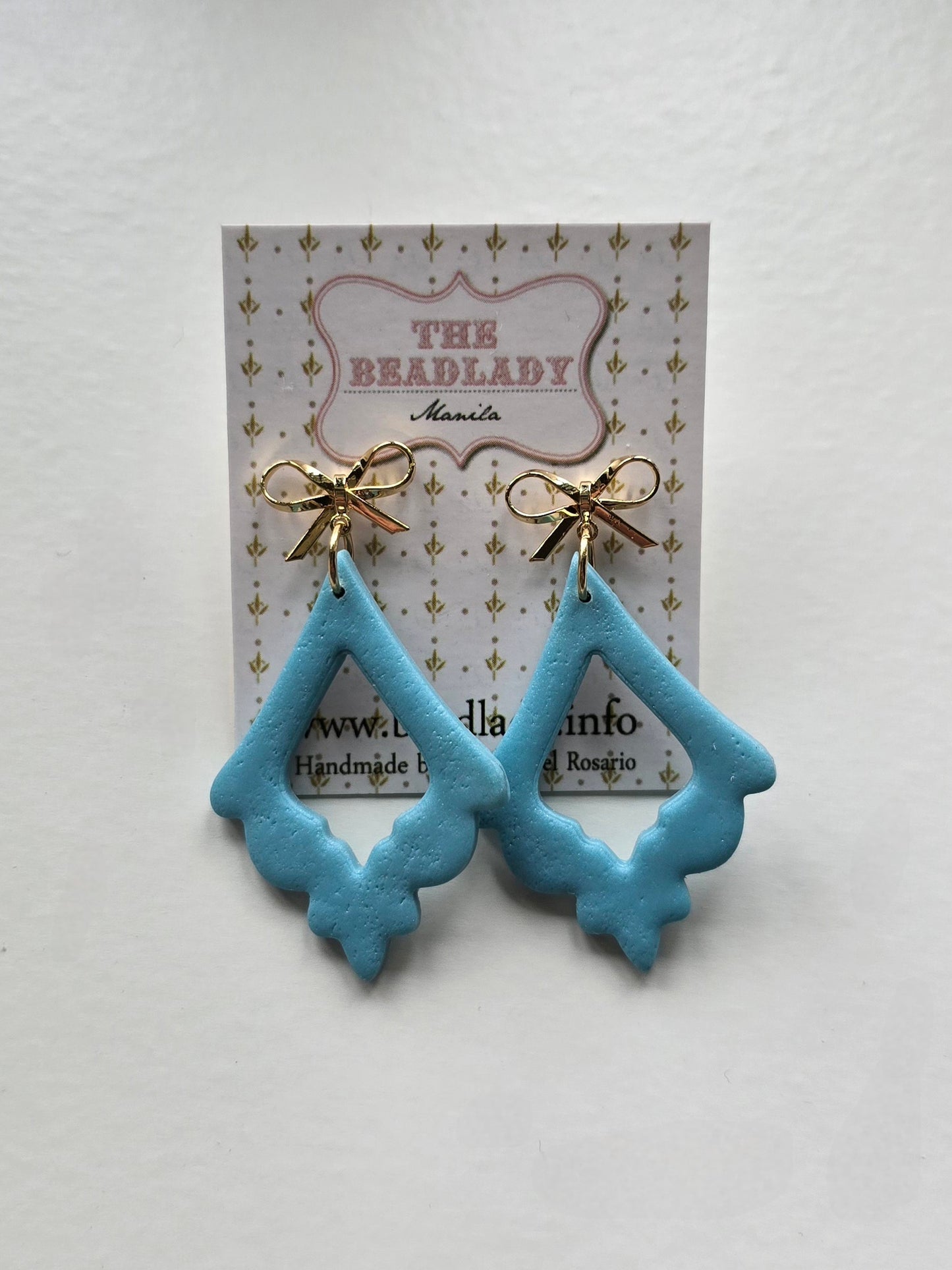 Luxe Basics: Belle Bow Drops - Aqua