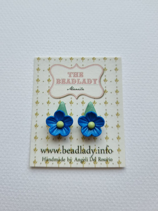Indigo Blue Fairydrops Stud Earrings
