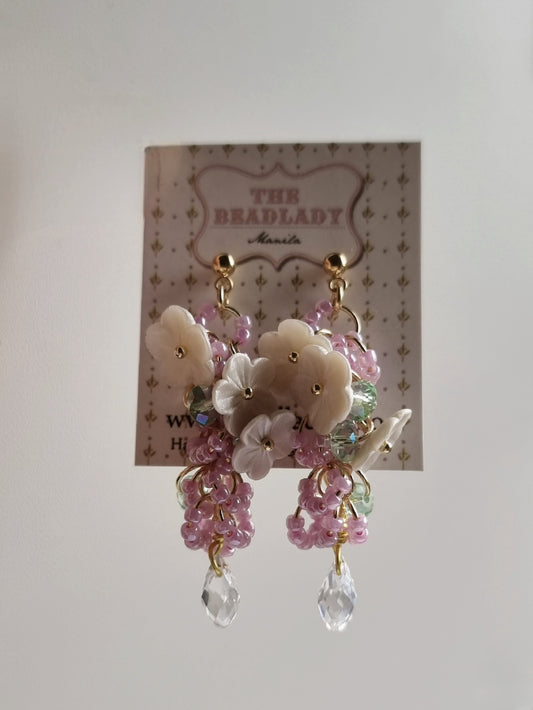 Glistenberry Clusters - Purple (dangling earrings)