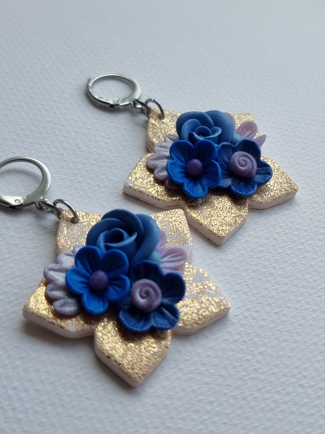 Kutitap in Blurple - Dangling Earrings - Medium
