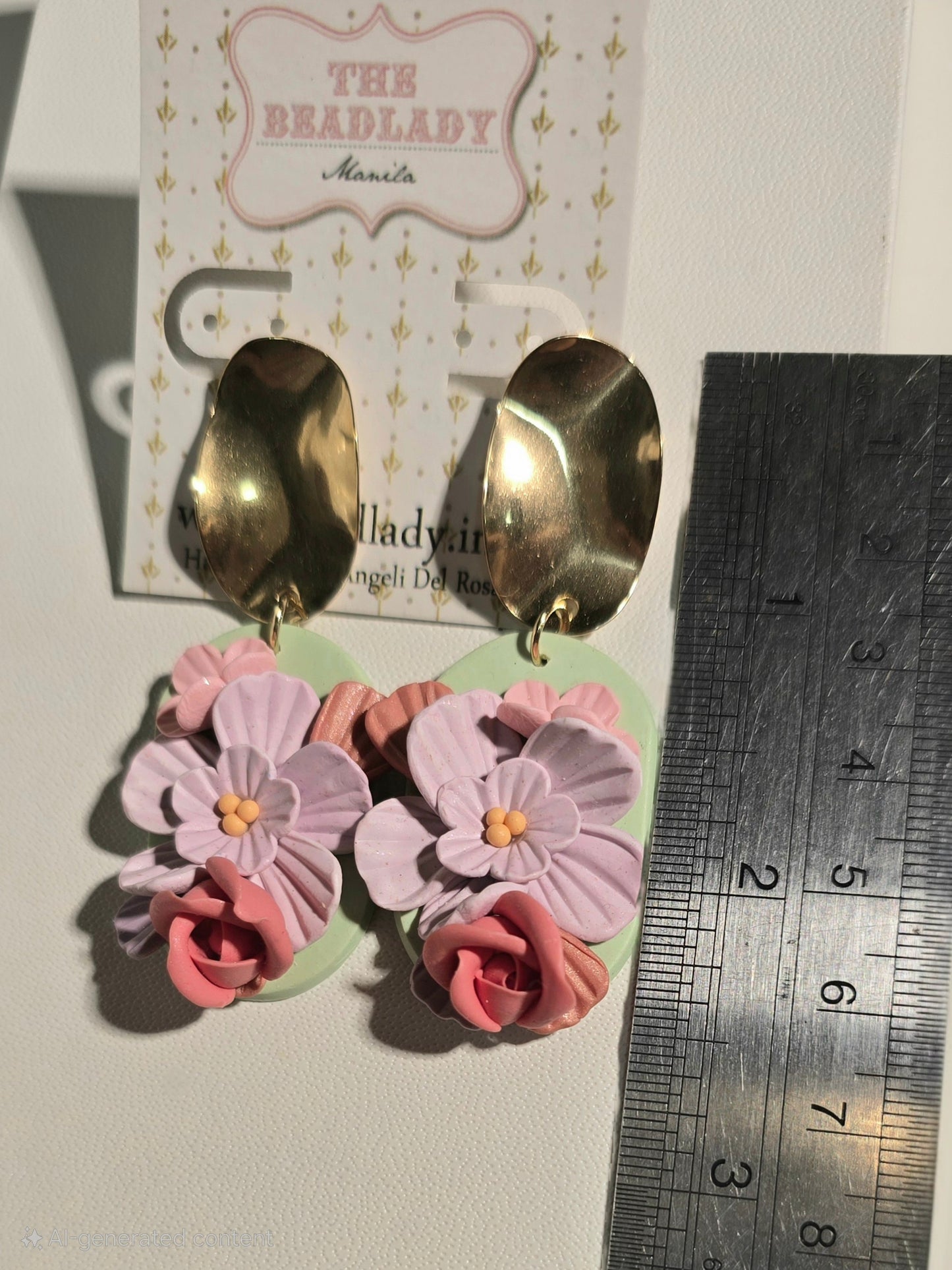 Midi Colorburst dangling earrings - Spring Pink