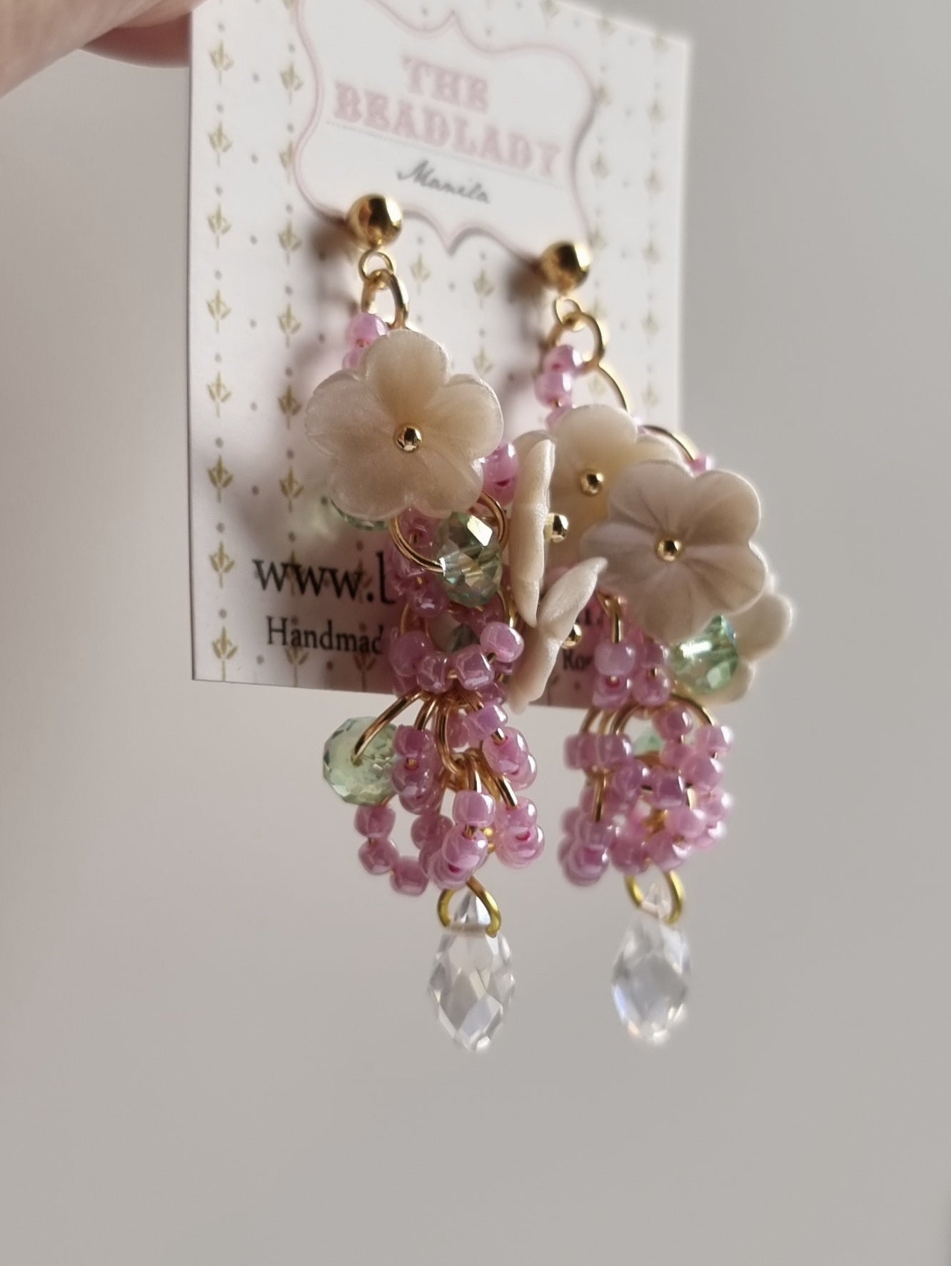 Glistenberry Clusters - Purple (dangling earrings)