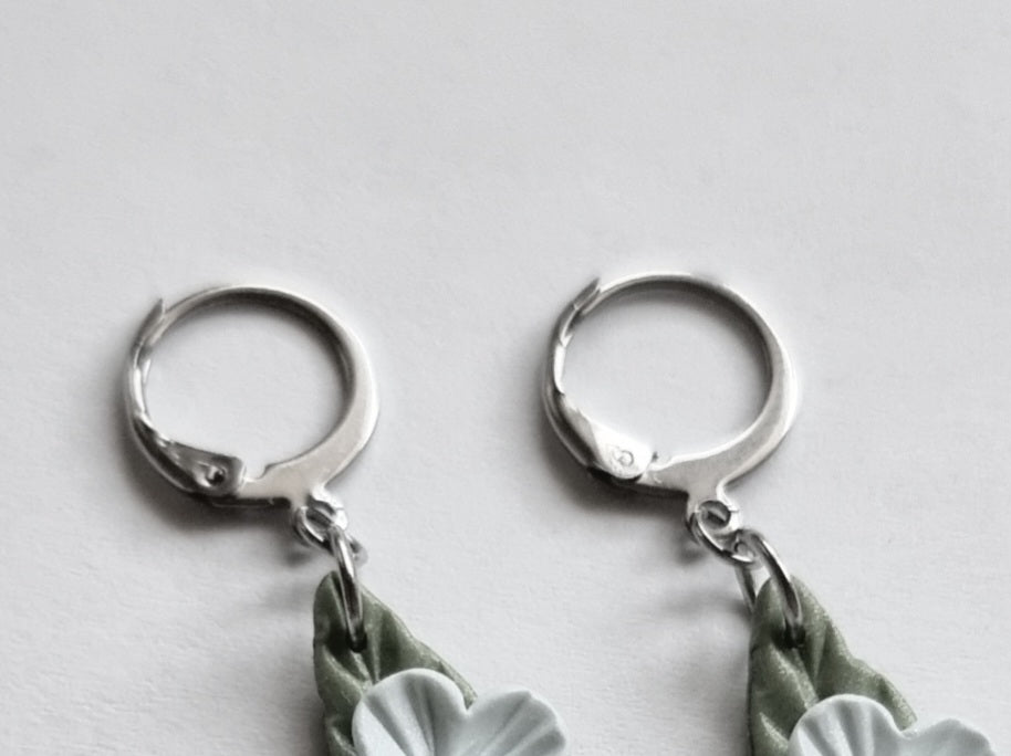 Orange Fairydrops Dangling Earrings