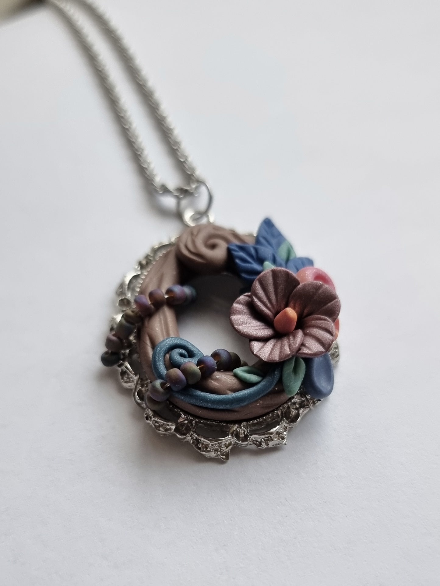 Mirkwood Trail Fairytale Floral necklace