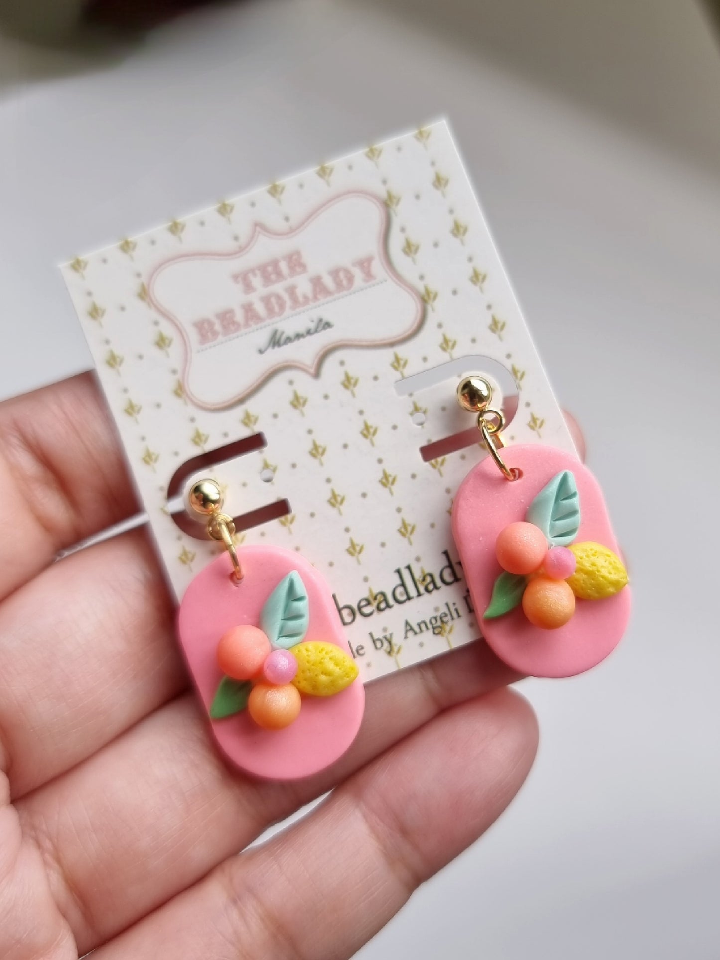 polymer clay art jewelry by Angeli Del Rosario Philippines