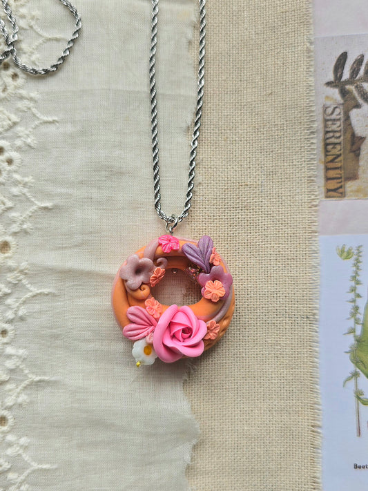 Summertide Swirl Fairytale Floral necklace