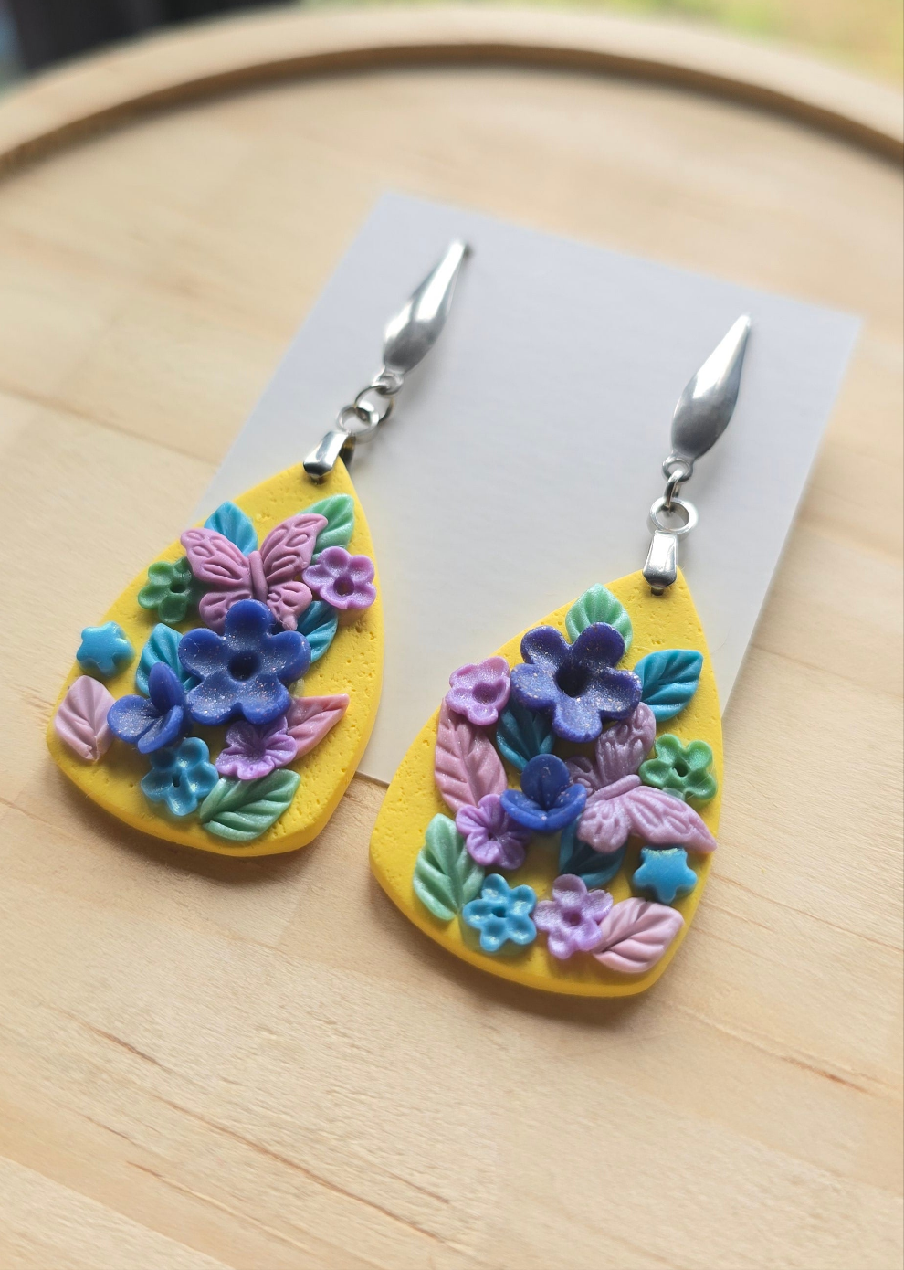 Whimsydew Midi dangling earrings - Lavender Lemonade