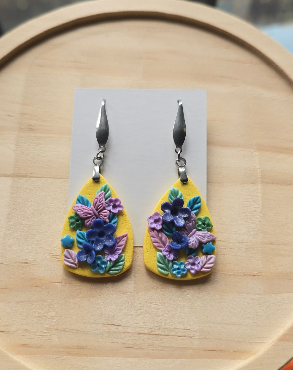Whimsydew Midi dangling earrings - Lavender Lemonade