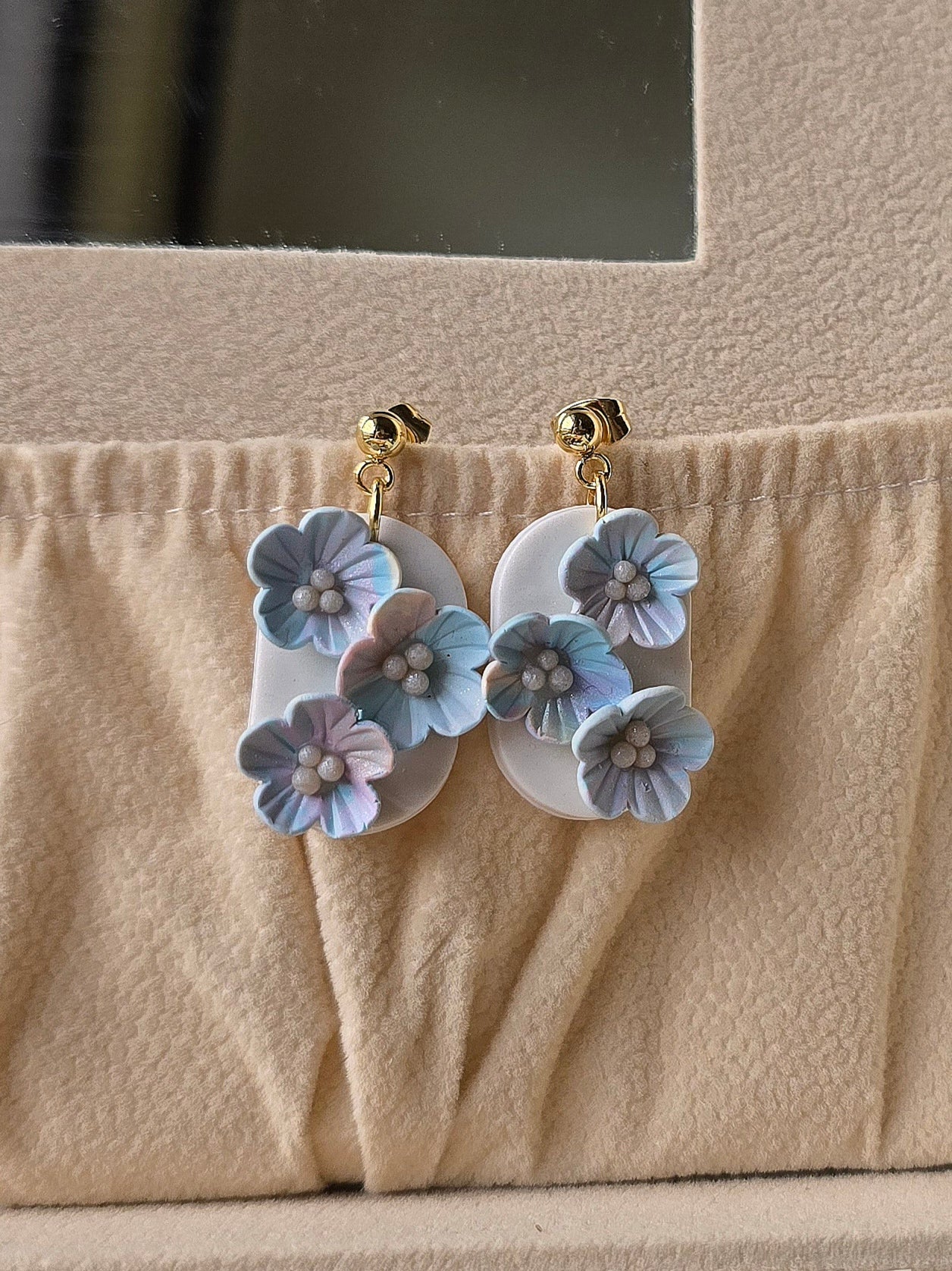 Polymer Clay Earrings handmade in the Philippines by Angeli Del Rosario