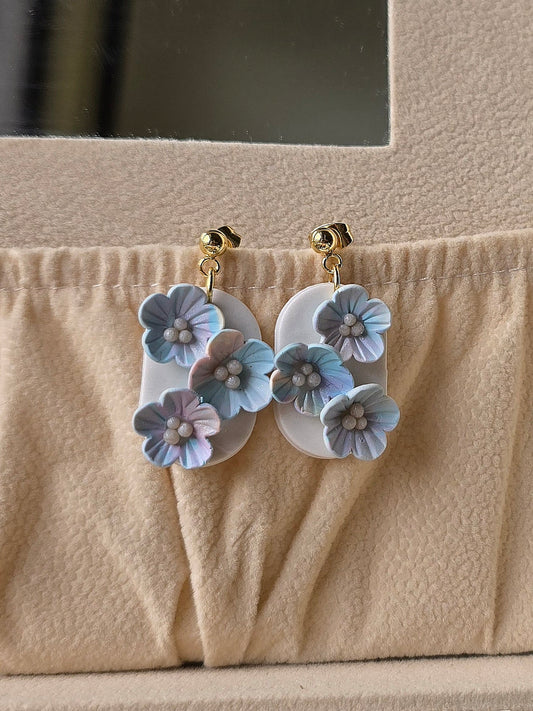 Polymer Clay Earrings handmade in the Philippines by Angeli Del Rosario